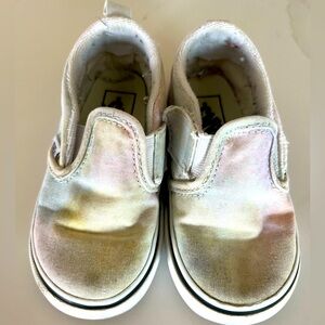 Tie dye toddler vans